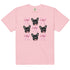 Black French Bulldog with bows Shirt