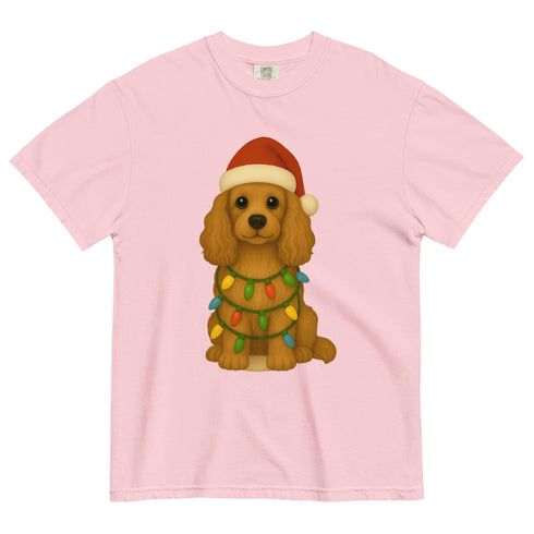 Christmas Cocker Spaniel Comfort Colors Shirt