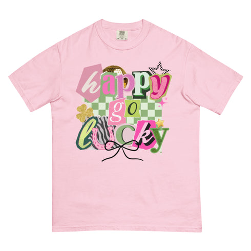 Happy Go Lucky Preppy Comfort Colors