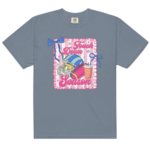 Football Touchdown Season Pink Shirt
