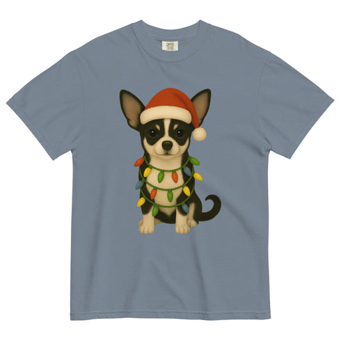 Christmas Black and White chihuahua Shirt