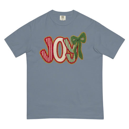Joy Faux Crochet Christmas Comfort Colors