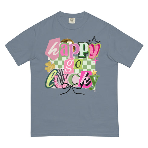 Happy Go Lucky Preppy Comfort Colors