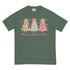 Merry Christmas Trees Retro Pink