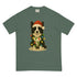 Christmas Dog Border Collie Comfort Colors Shirt