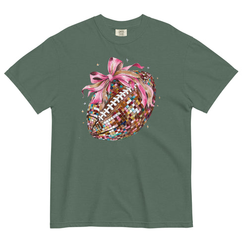Disco Football Comfort Colors Shirt