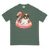 St. Bernard Flamingo Float Dog Shirt