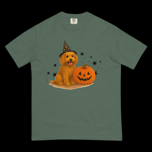Golden Doodle Halloween Witchy Dogs Shirt