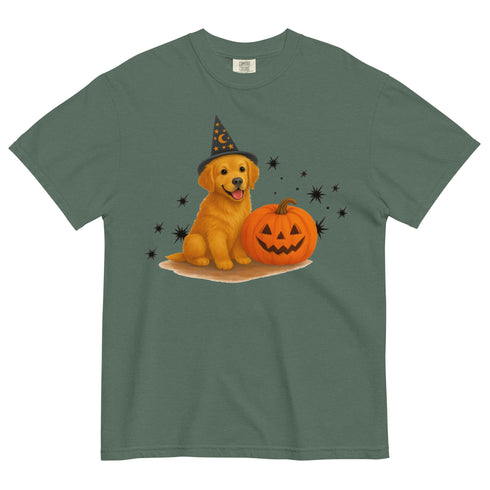 Golden Retriever Halloween Witchy Dogs Shirt