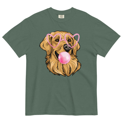 Bubblegum Golden Retriever Shirt