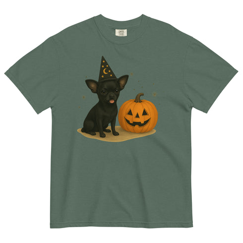 Black Chihuahua Halloween Witchy Dogs Shirt