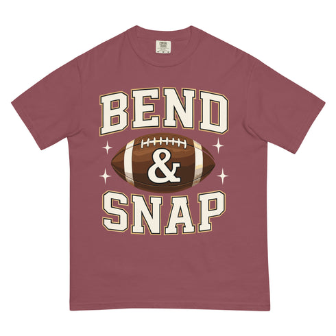 Bend and Snap Football Graphic Shirt