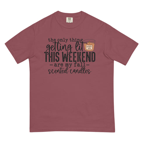 Getting Lit Fall Candles Shirt