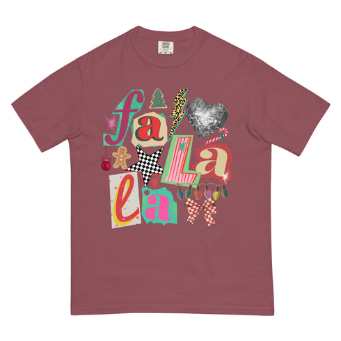 Fa La La Preppy Y2K Comfort Colors Graphic