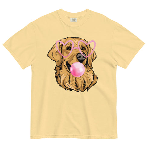 Bubblegum Golden Retriever Shirt