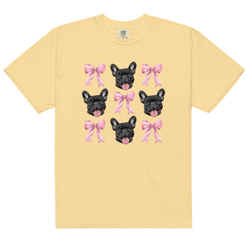 Black French Bulldog with bows Shirt