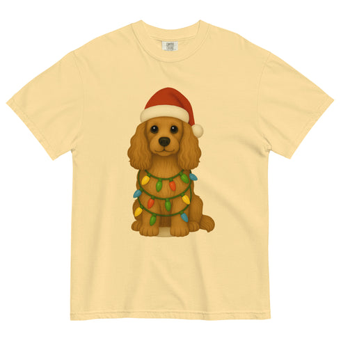 Christmas Cocker Spaniel Comfort Colors Shirt