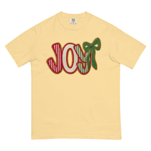 Joy Faux Crochet Christmas Comfort Colors