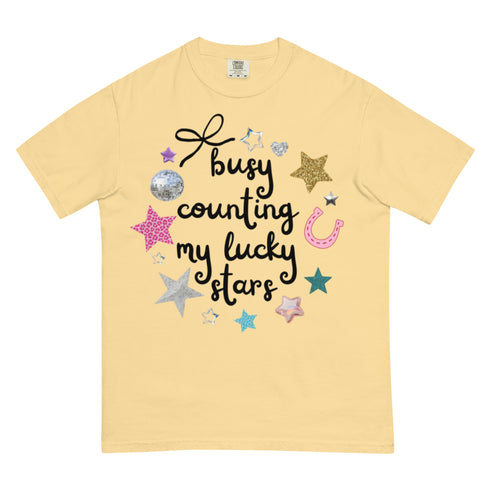 Counting My Lucky Stars Comfort Colors Shirt