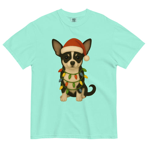 Christmas Black and White chihuahua Shirt