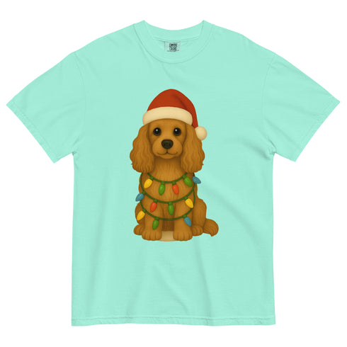 Christmas Cocker Spaniel Comfort Colors Shirt
