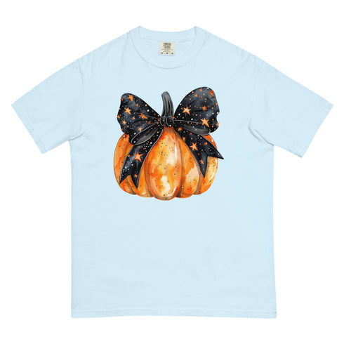 Fall Pumpkin Bow Graphic Shirt