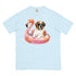 St. Bernard Flamingo Float Dog Shirt