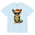 Christmas Black and White chihuahua Shirt