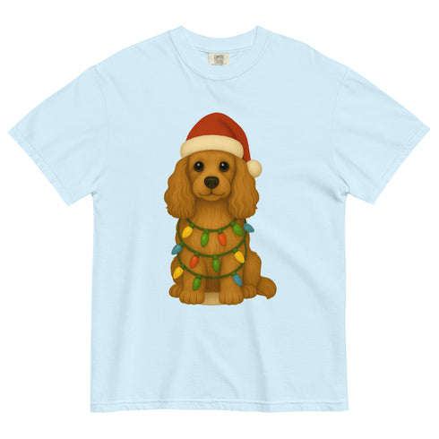 Christmas Cocker Spaniel Comfort Colors Shirt