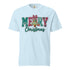 Faux Crochet Merry Christmas Comfort Colors Shirt