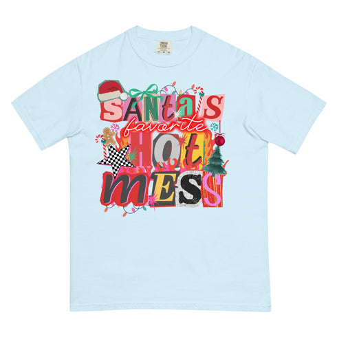 Santa's Favorite Hot Mess Comfort Colors