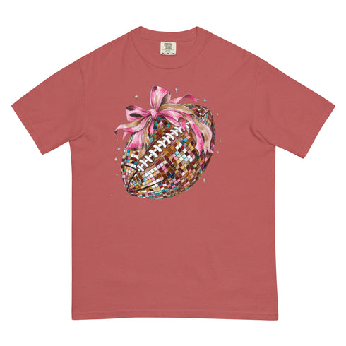 Disco Football Comfort Colors Shirt