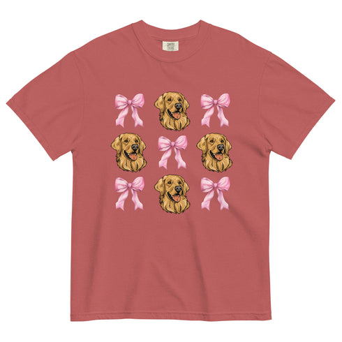 Golden Retriever with bows Shirt