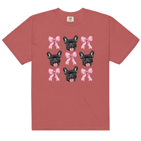 Black French Bulldog with bows Shirt