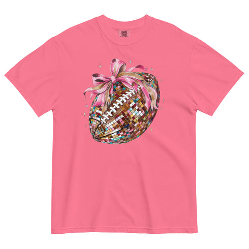 Disco Football Comfort Colors Shirt
