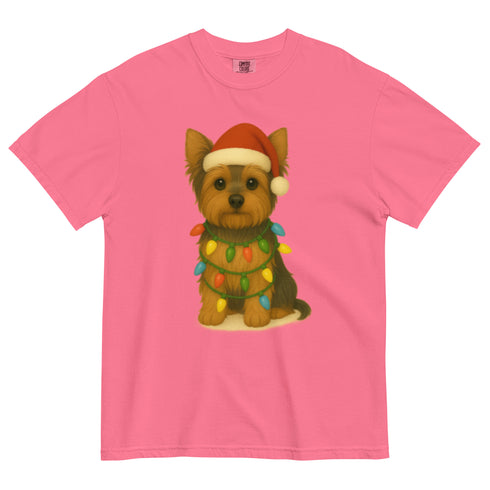 Christmas Yorkie Comfort Colors Shirt