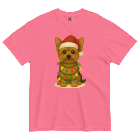 Christmas Blonde Yorkie Shirt