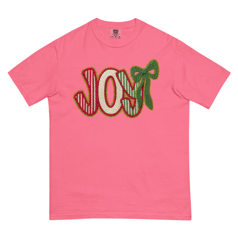 Joy Faux Crochet Christmas Comfort Colors