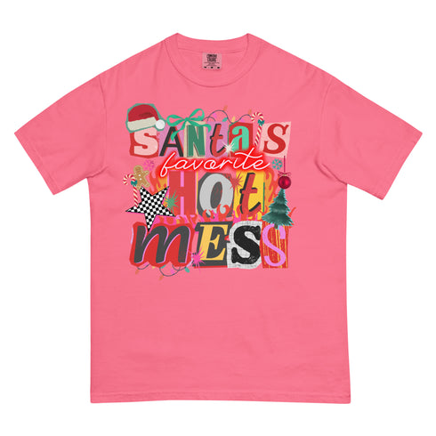 Santa's Favorite Hot Mess Comfort Colors