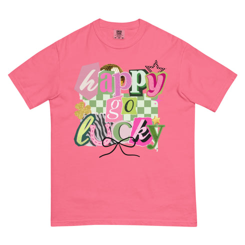 Happy Go Lucky Preppy Comfort Colors