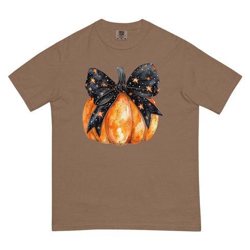 Fall Pumpkin Bow Graphic Shirt
