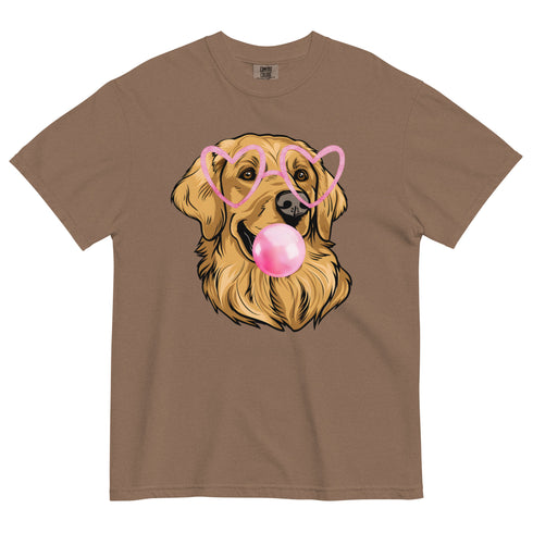 Bubblegum Golden Retriever Shirt