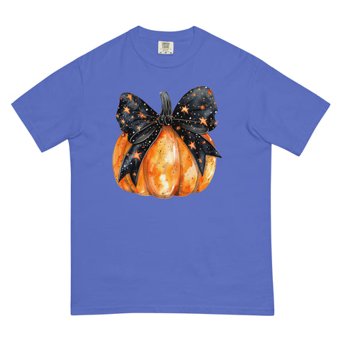 Fall Pumpkin Bow Graphic Shirt