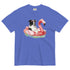 Border Collie Flamingo Float Dog Shirt