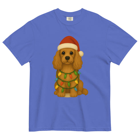 Christmas Cocker Spaniel Comfort Colors Shirt