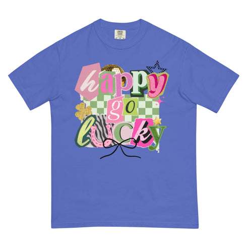 Happy Go Lucky Preppy Comfort Colors