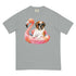 St. Bernard Flamingo Float Dog Shirt