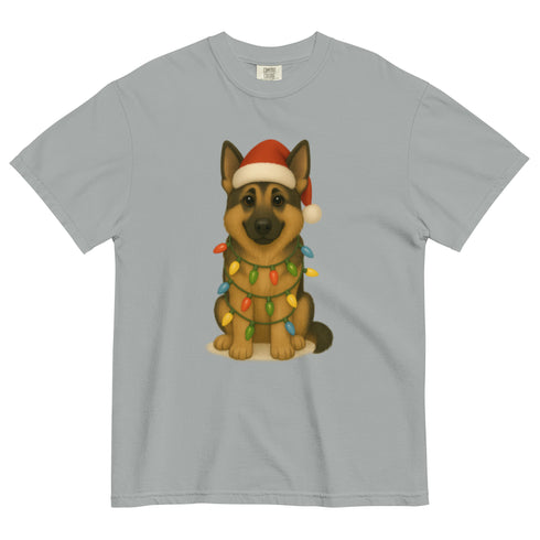 Christmas German Shepherd Comfort Colors Shirt