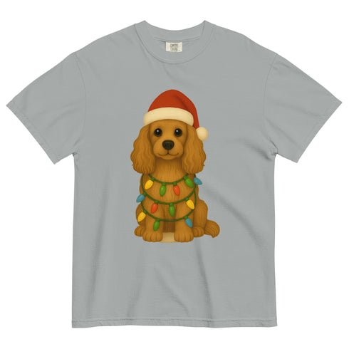Christmas Cocker Spaniel Comfort Colors Shirt