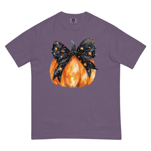 Fall Pumpkin Bow Graphic Shirt